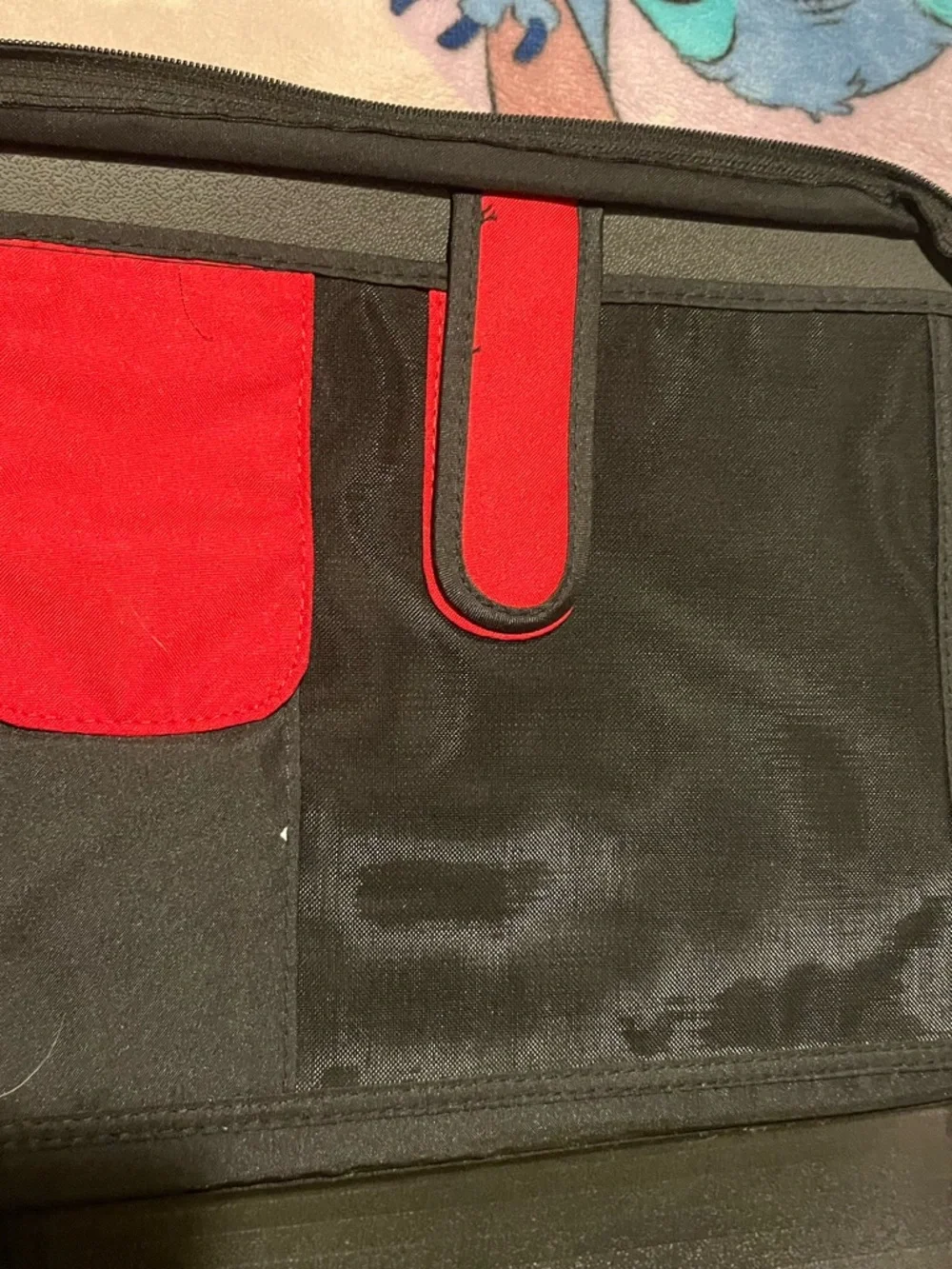 Five Star Red and Black Diagonal Zip Tablet Sleeve
